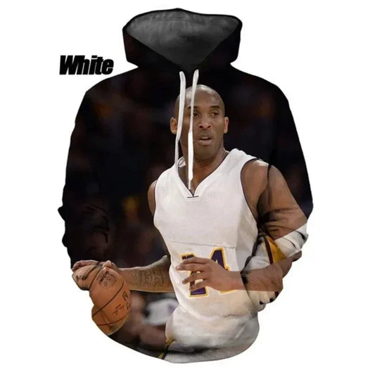 Kobe Trend Latest Style Basketball Star 3D Printing Hoodie Men and Women Style Short-sleeved hoodies Cosplay Men's Clothing