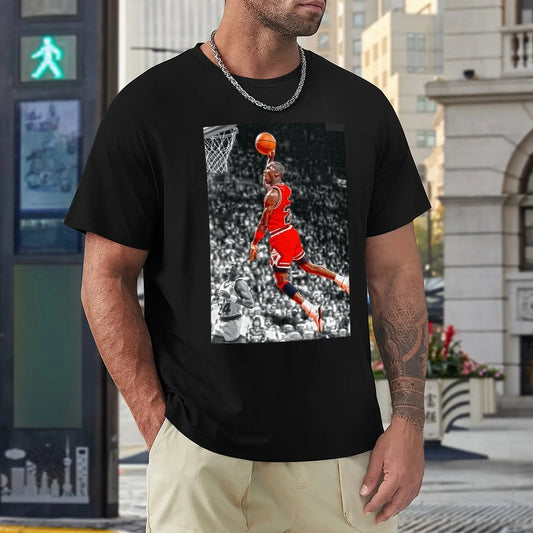 2023 Basketball Stars Michaeler And Jordans (17) Graphic Cool  Tees High Quality  Activity Competition USA Size